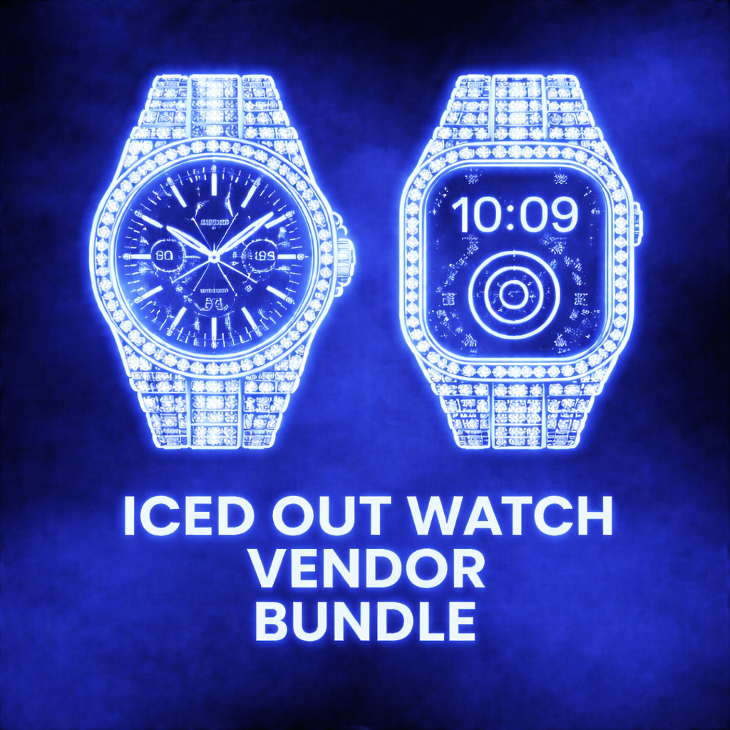 iced out watch vendor bundle